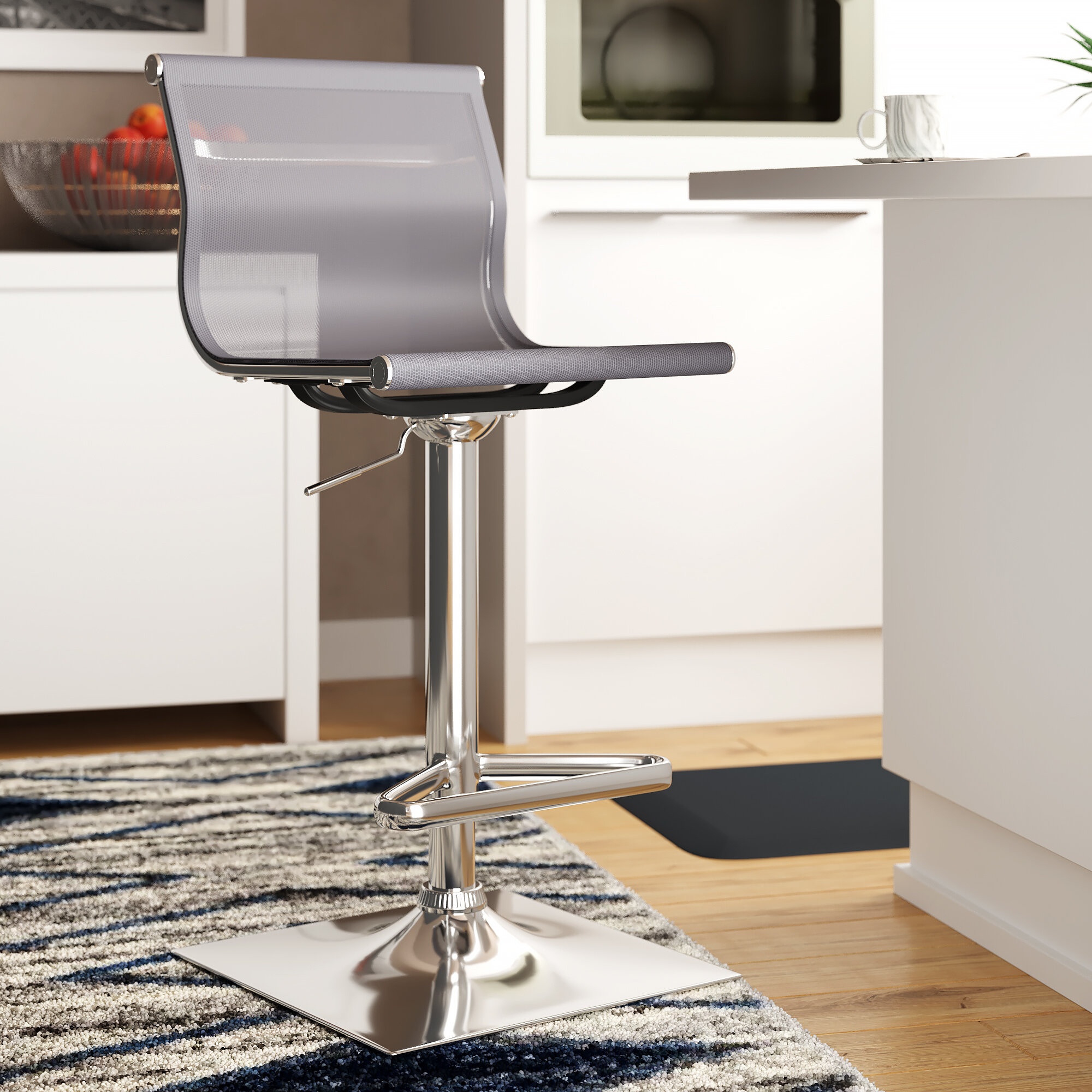 Alexandrea swivel adjustable height bar online stool