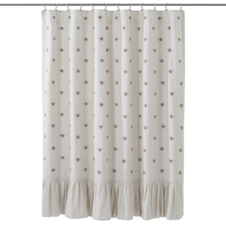 Rimbert Polka Dots Single Shower Curtain
