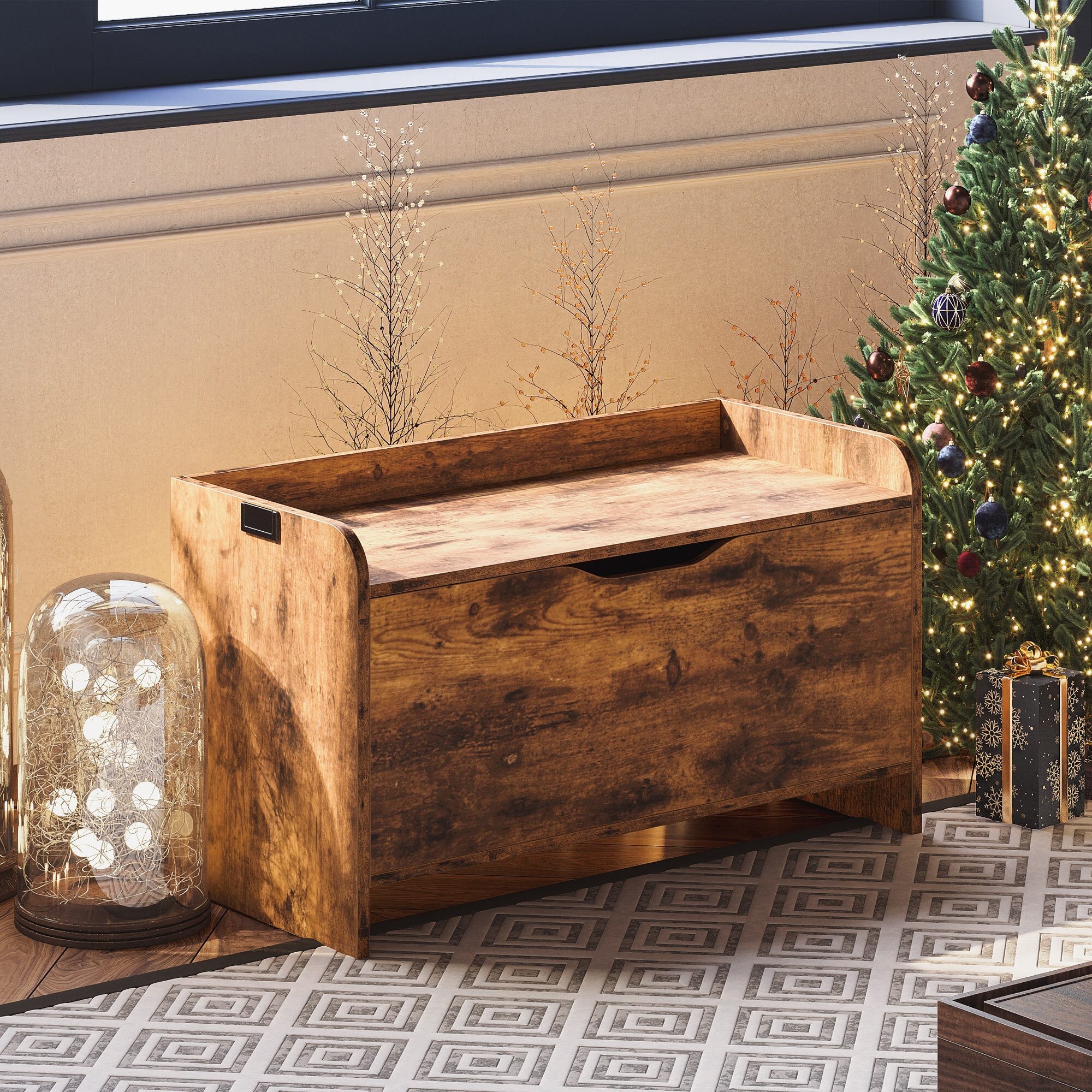 Robinette Flip Top Storage Bench