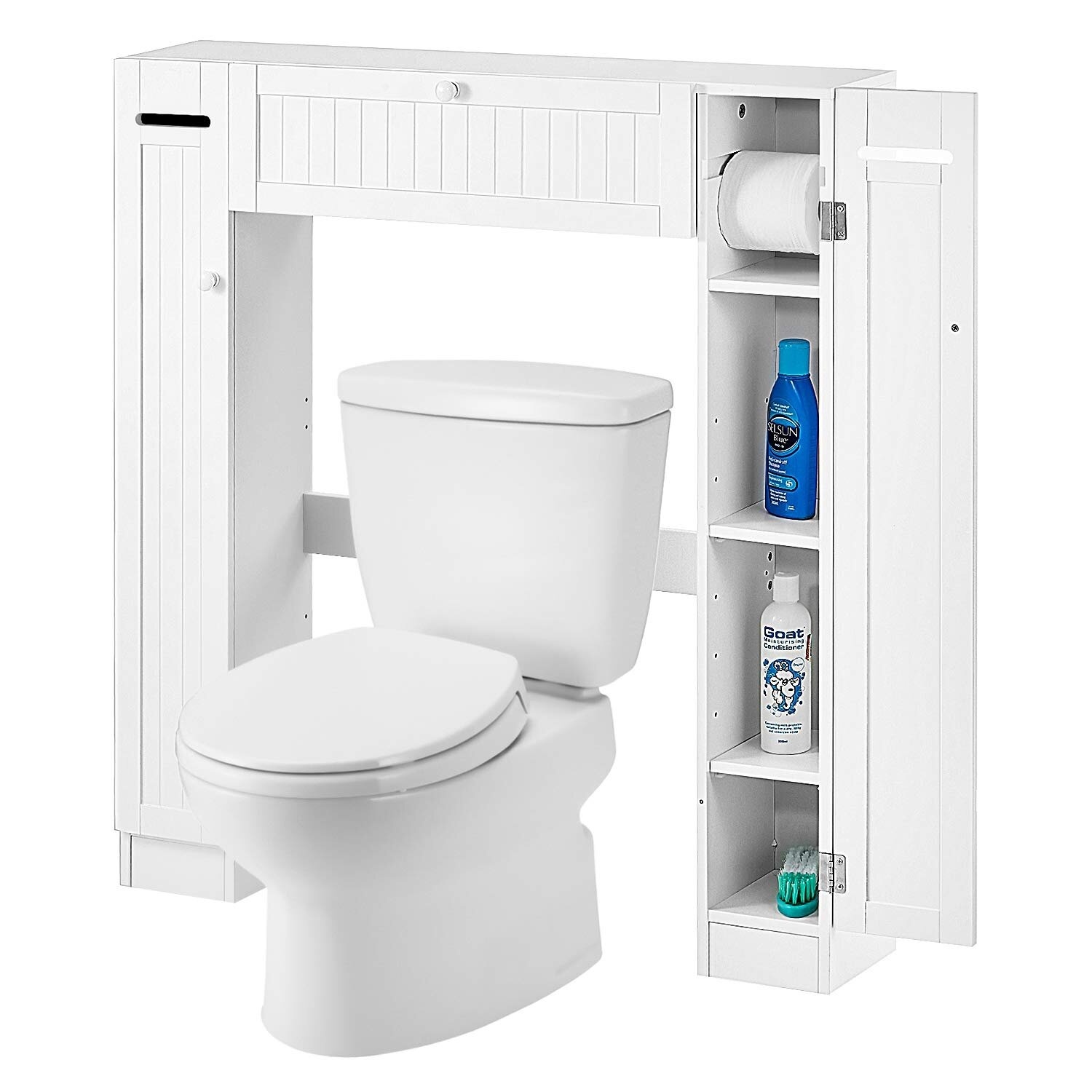 Ronicka Freestanding Over-The-Toilet Storage