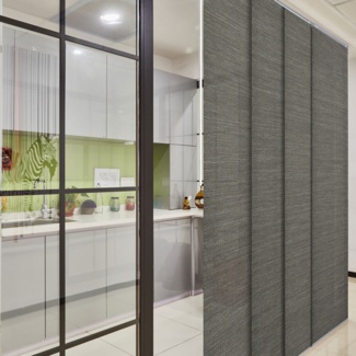 Room Darkening Grayish Brown Vertical Blind