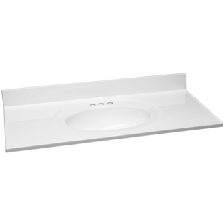 Rothschild 43'' Composite Single Bathroom Vanity Top with Sink