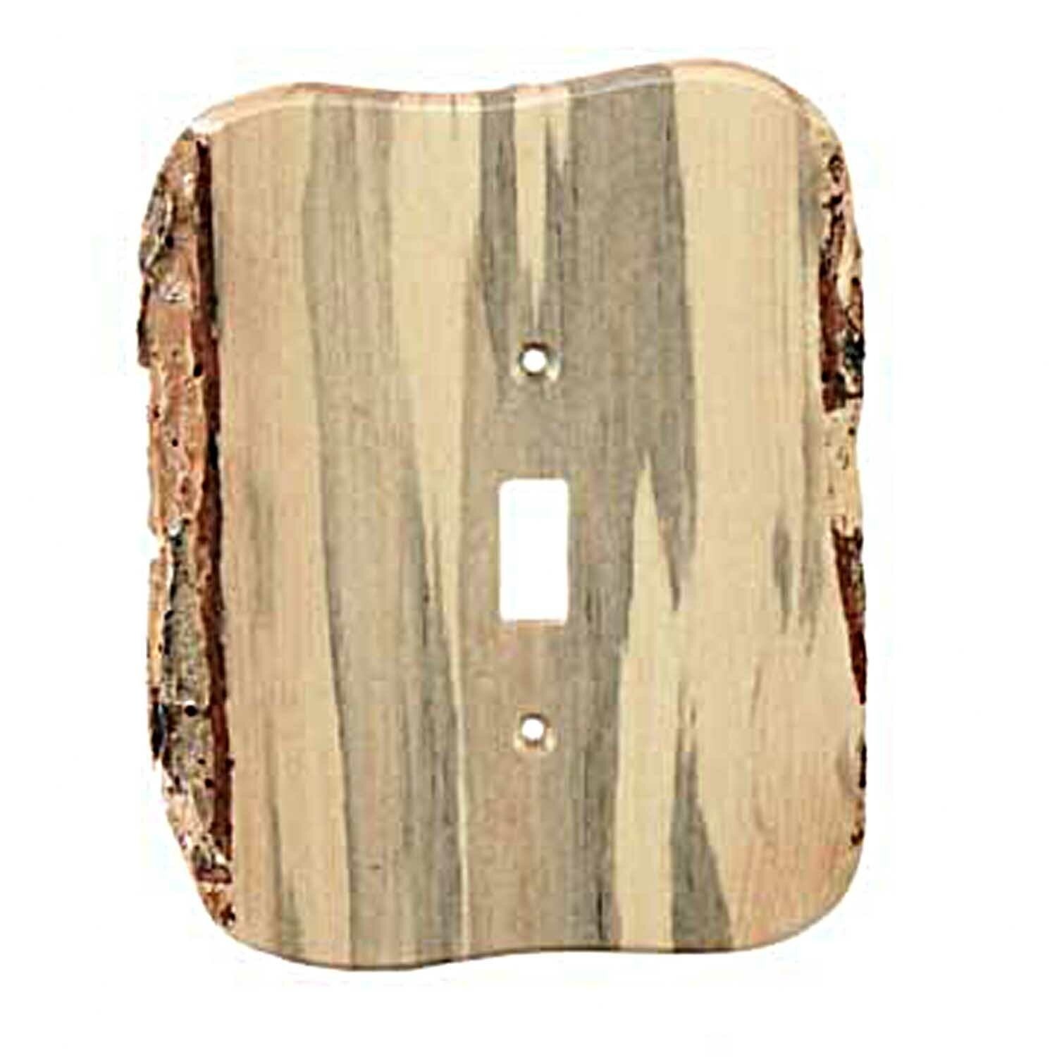 Rustic 1-Gang Toggle Light Switch Wall Plate