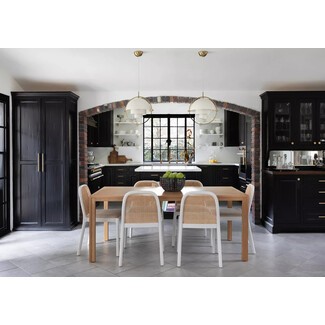 Rustic kitchen highlighting architectural features