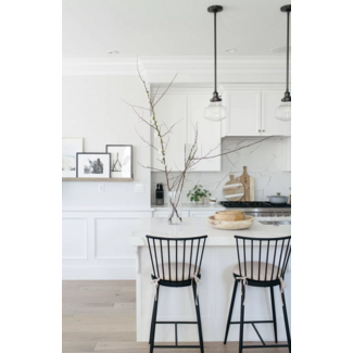 Rustic kitchen with bold patterns