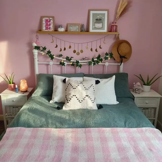 Rustic kitchen with wooden cabinets and island