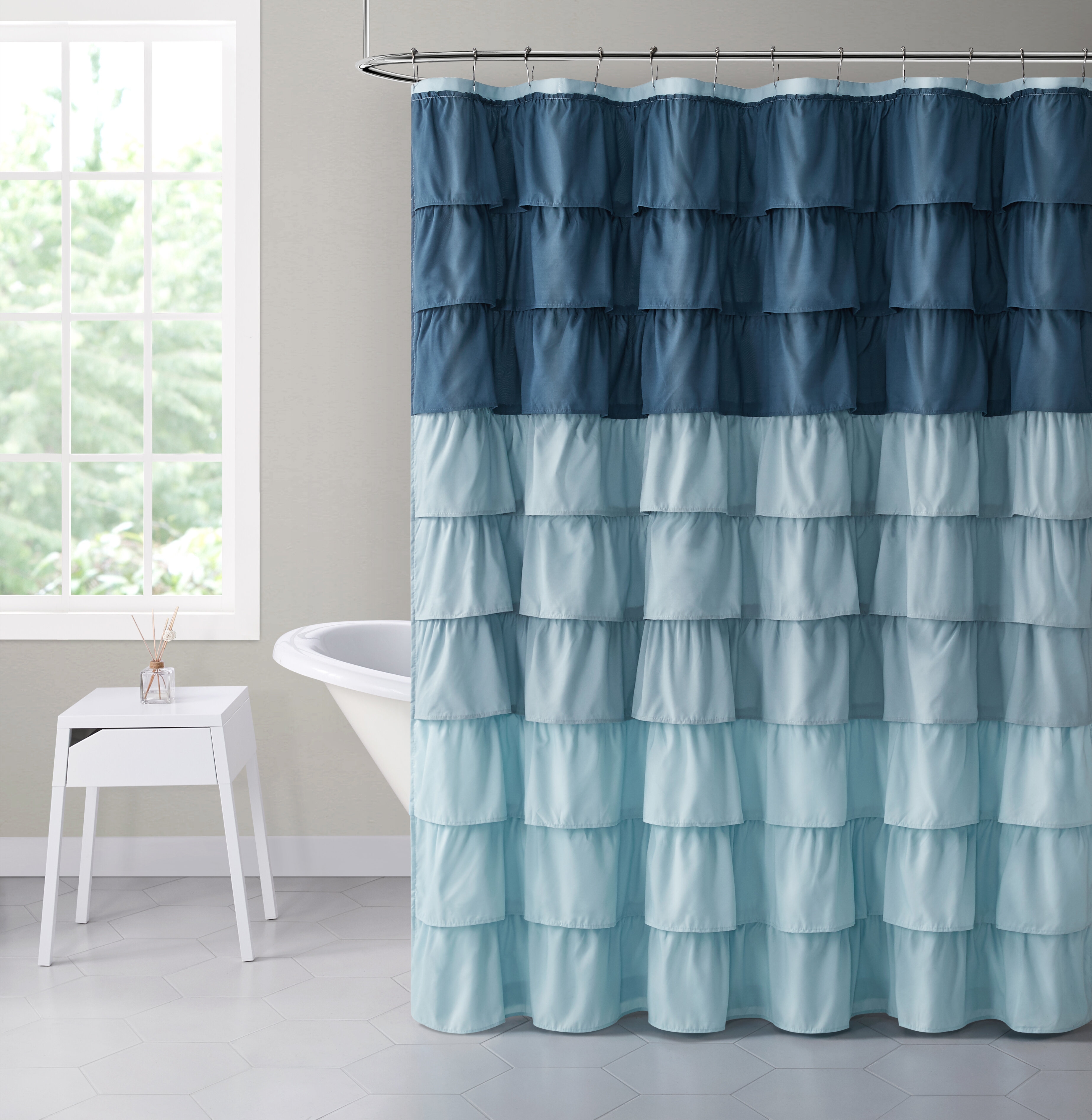 Sandiford Abstract Single Shower Curtain