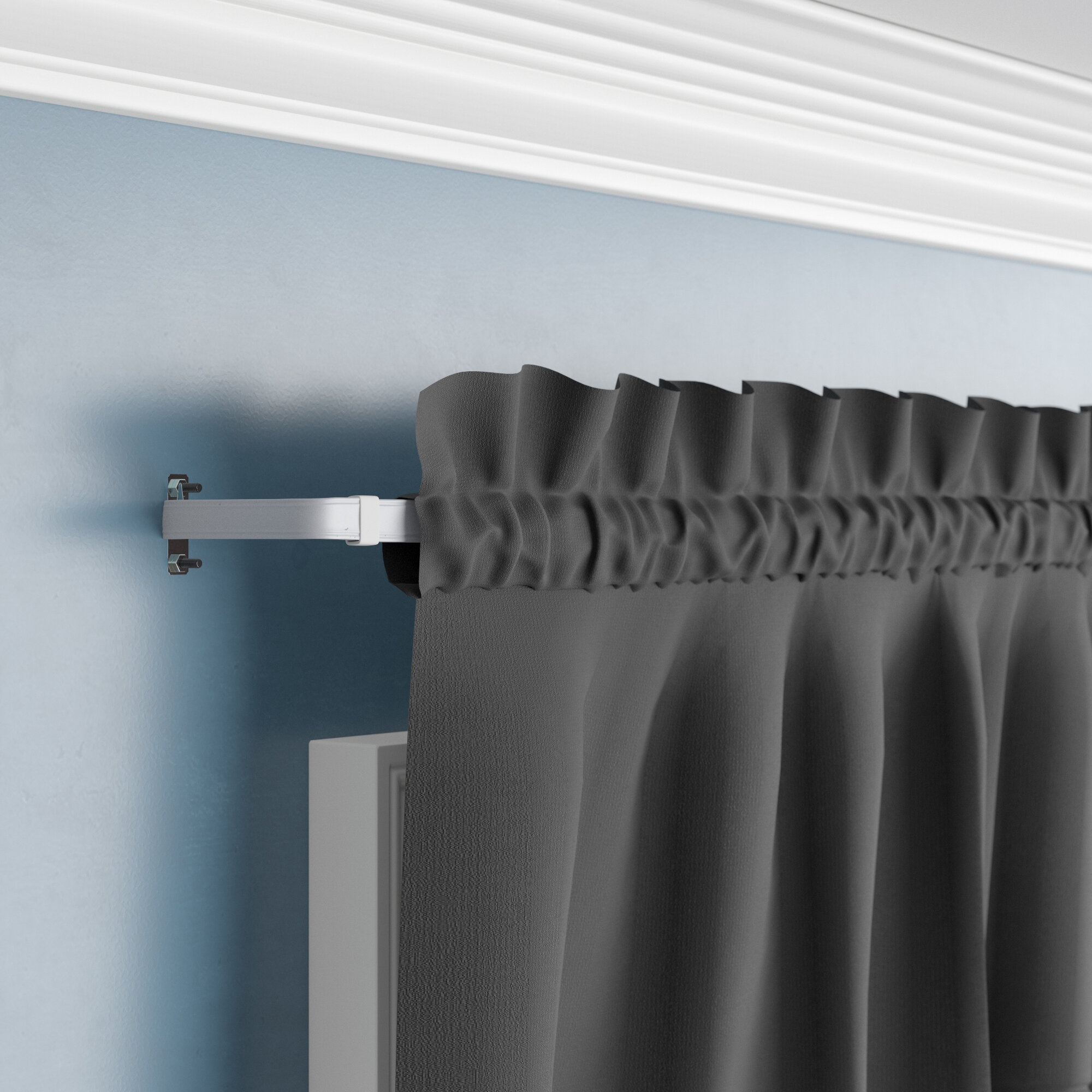 Sarvia Lockseam Clearance Single Curtain Rod
