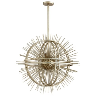 Saturn Burst 8 - Light Globe Chandelier