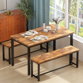 Sayon 4 - Person Breakfast Nook Dining Set