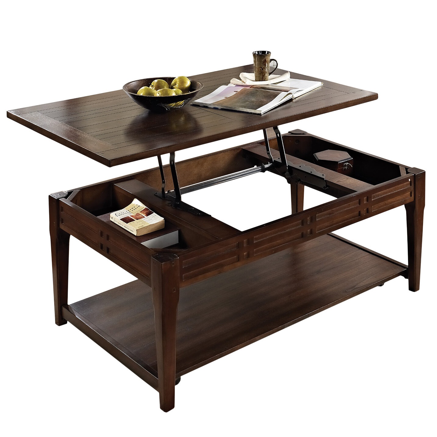 Waddington lift top coffee deals table with storage