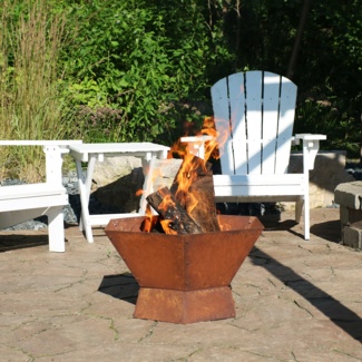 Schulenburg 12'' H x 23.75'' W Steel Wood Burning Outdoor Fire Pit