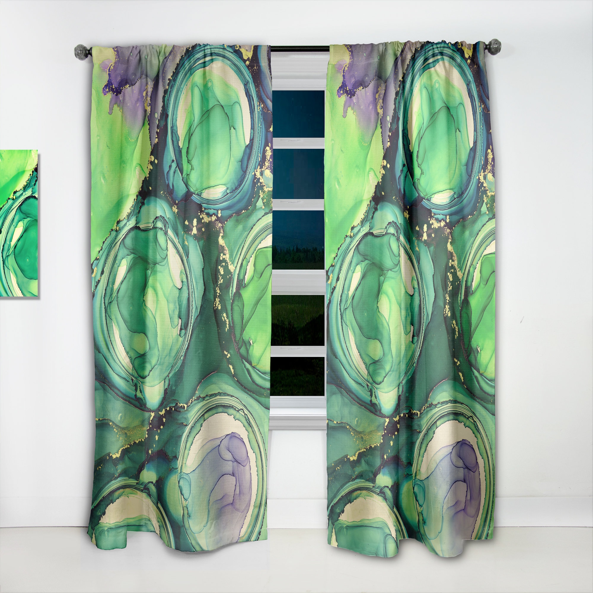 Semi-Sheer Curtain Panel