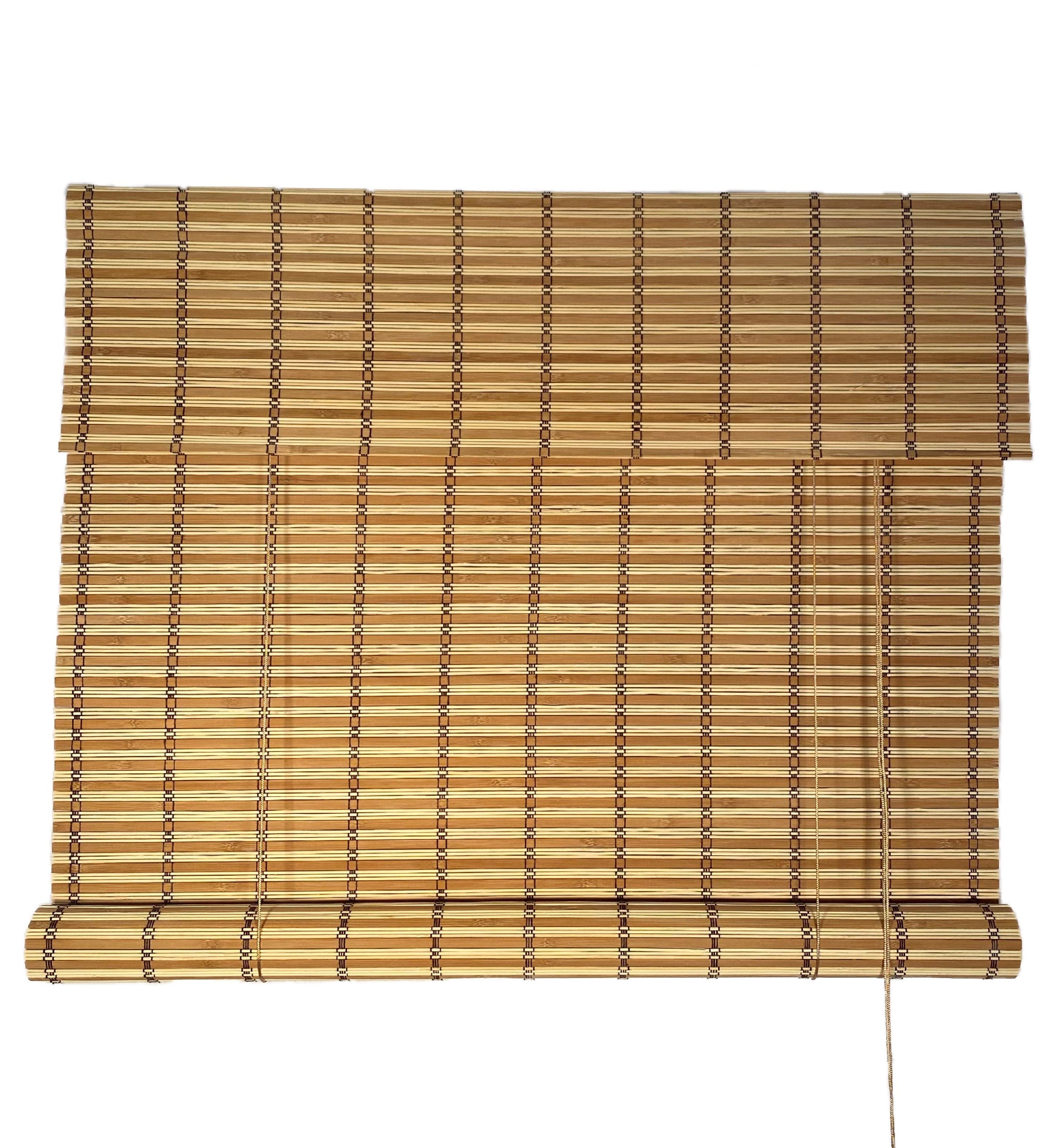 Semi-Sheer Natural Outdoor Roll-Up Shade