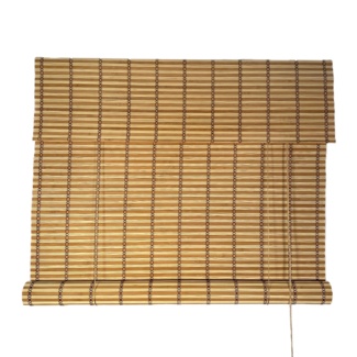 Semi-Sheer Natural Outdoor Roll-Up Shade