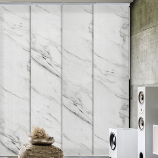 Semi-Sheer Statuario Vertical Blind