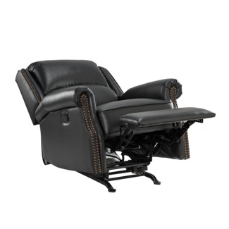 Sergio 32.67'' Wide Genuine Leather Manual Rocker Recliner