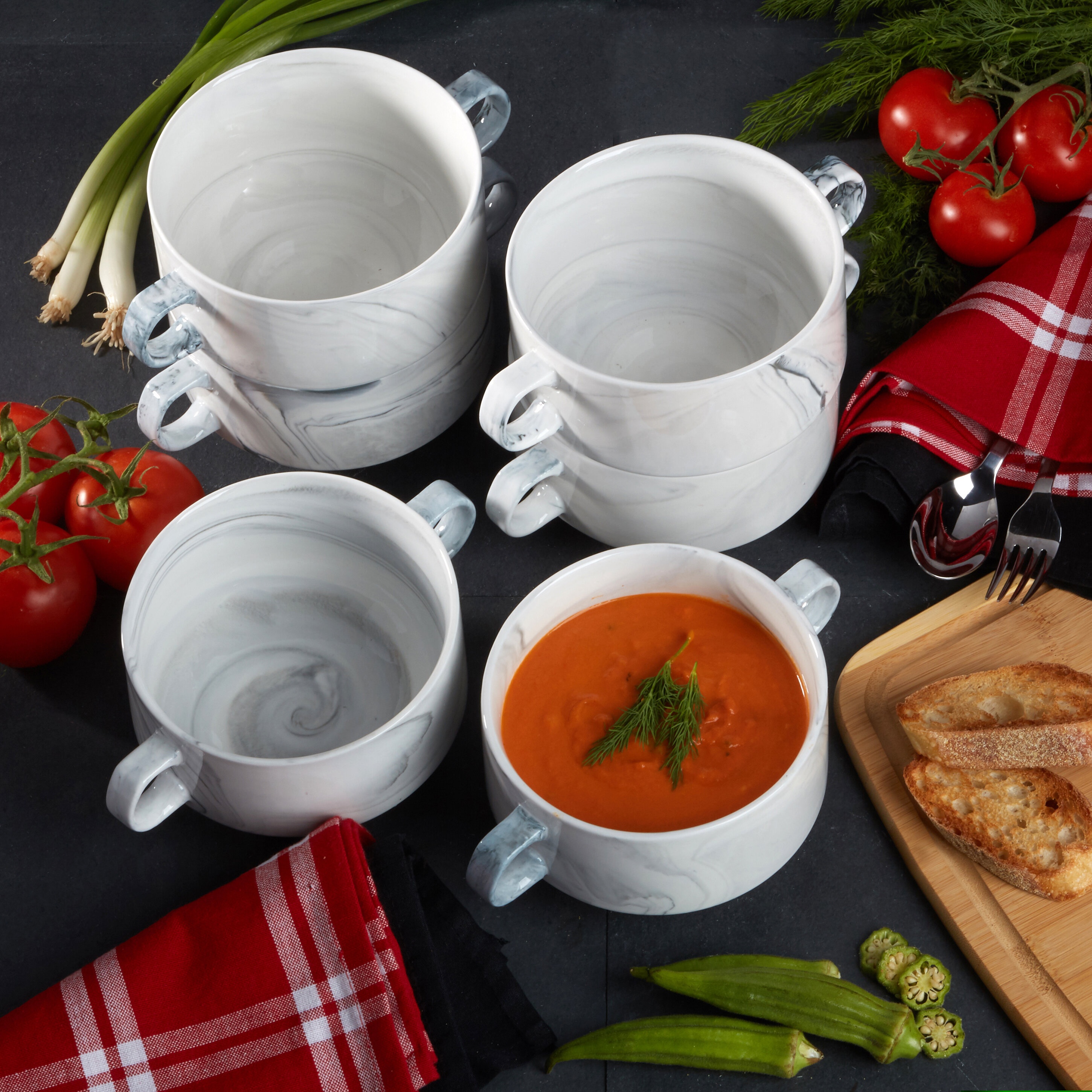 Kook Soup Cups: Microwave Safe, Dishwasher Safe, Freezer Safe