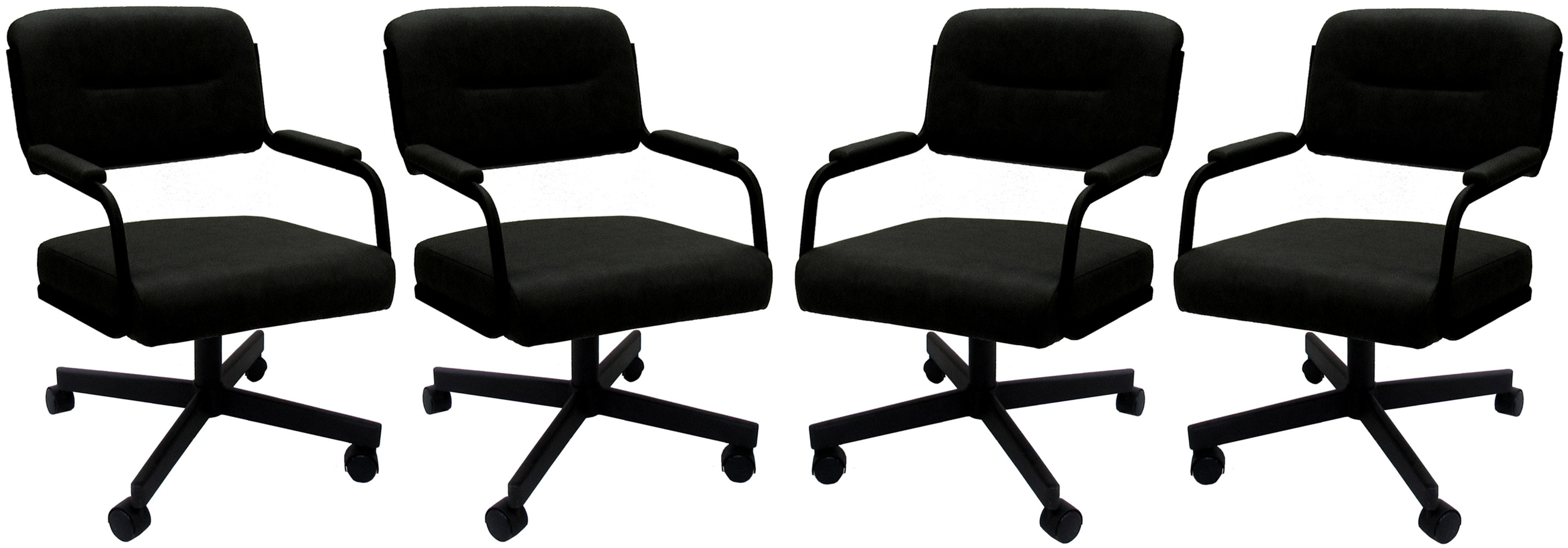 Set Of 4 Dining Caster Chairs Dining Chair