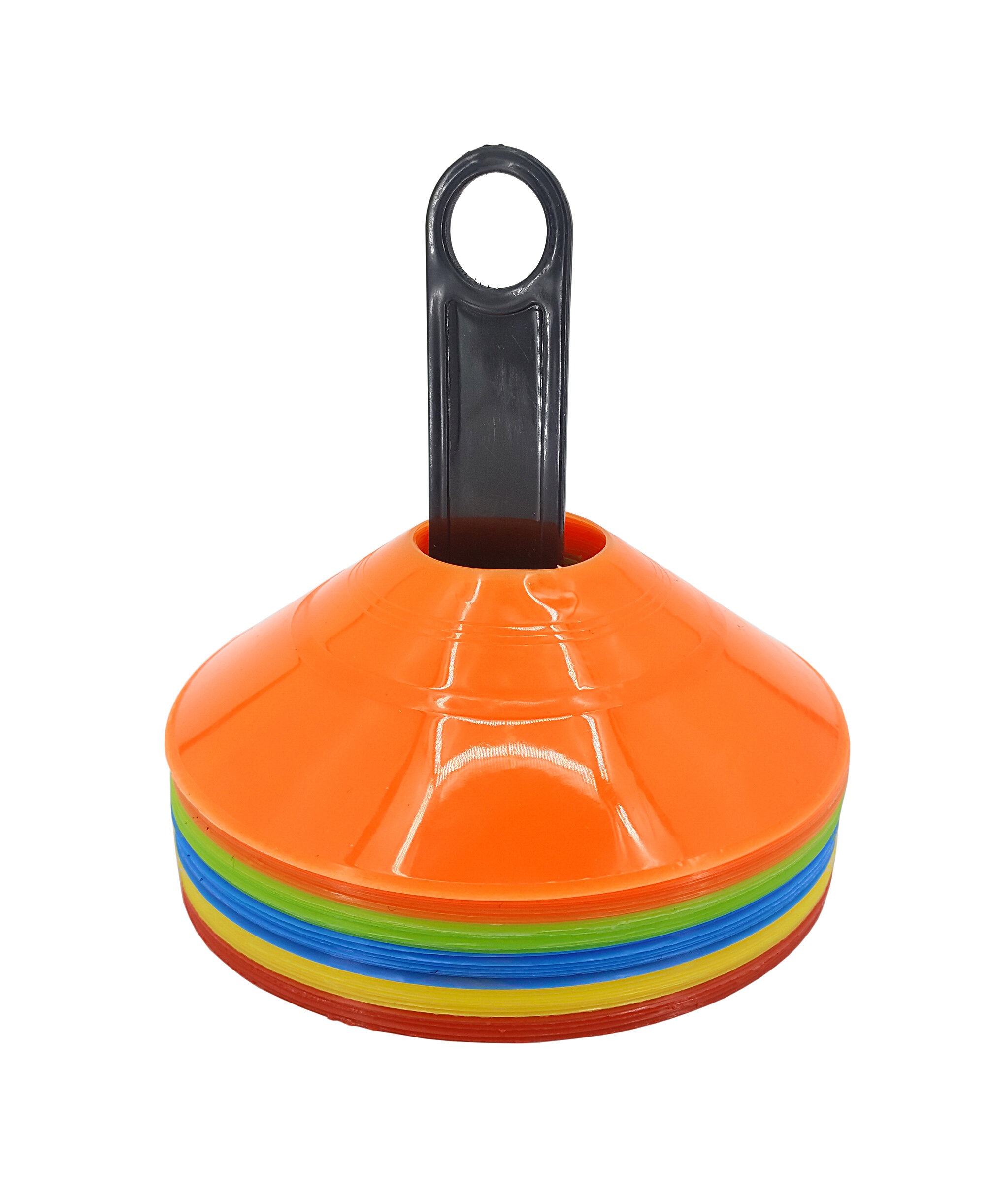 Set of 50 Sports Cones Training Equipment