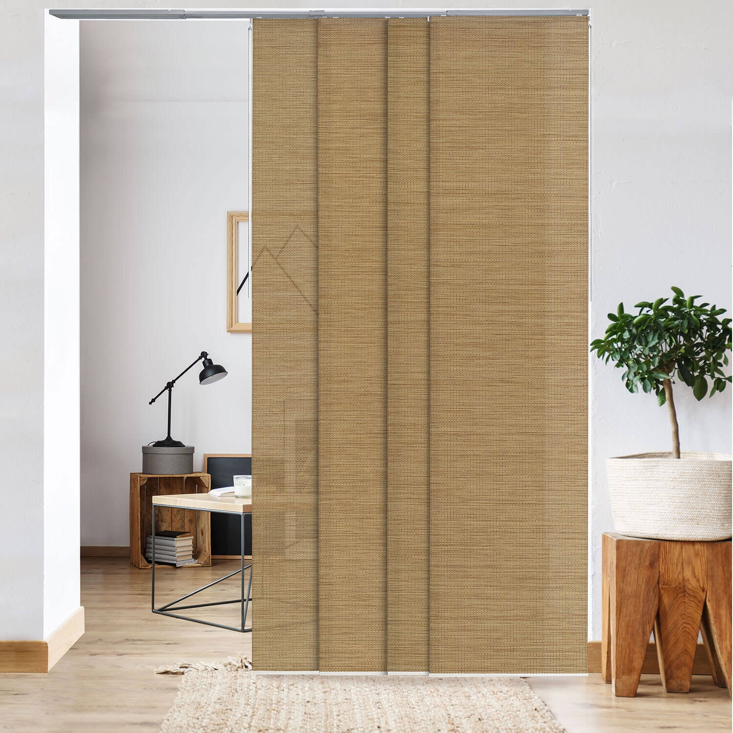 Sharmaine Adjustable Room Darkening Vertical Blind