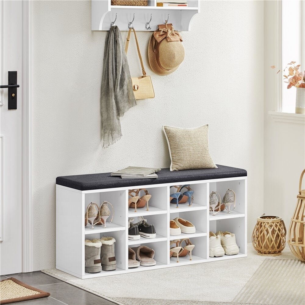 Shelves Storage Bench