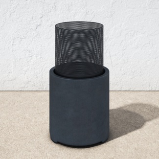 Sheridan 12.63'' W Polyresin Wood Burning Outdoor Fire Pit