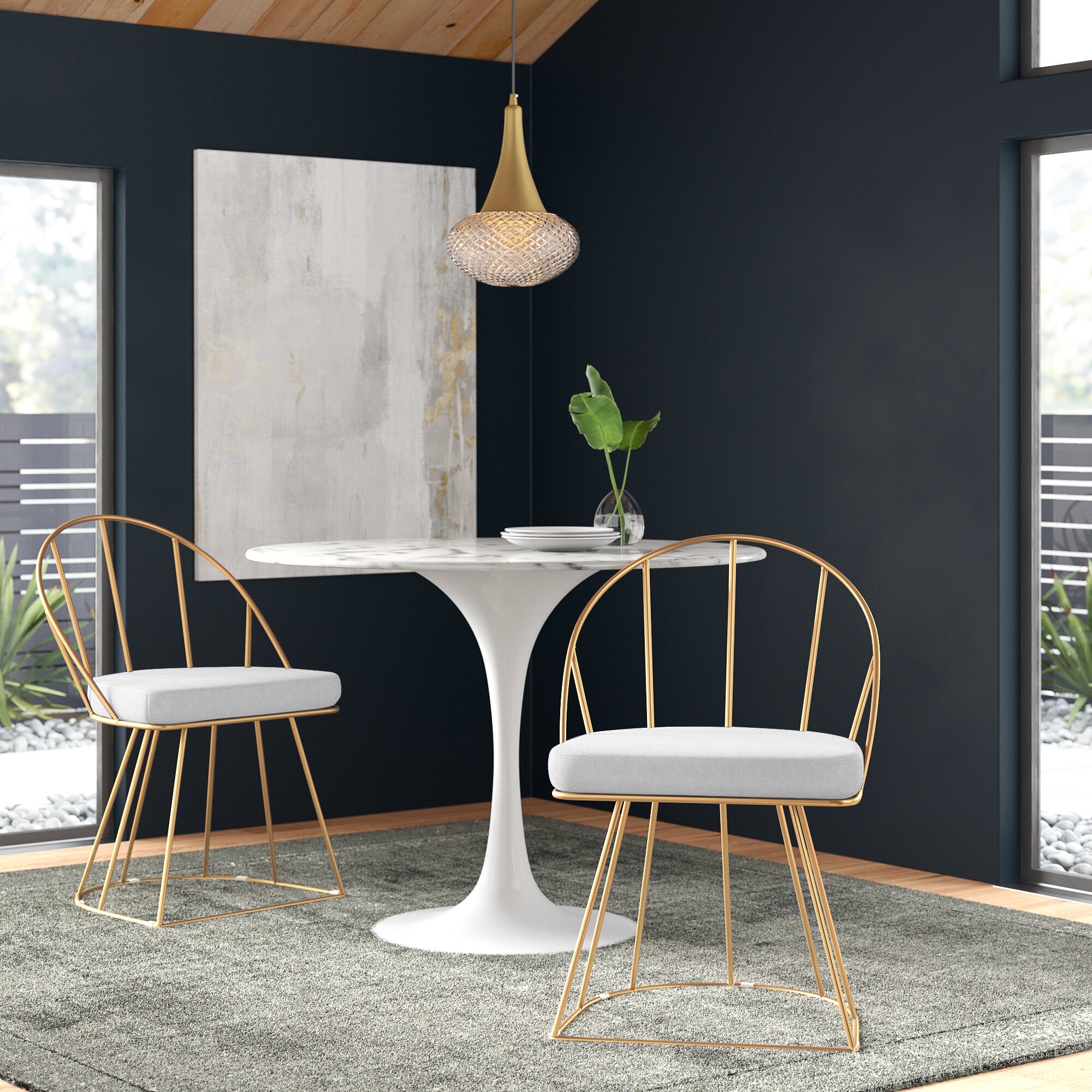 Round Back Dining Chairs - VisualHunt