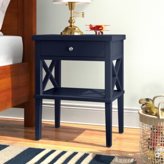 Silvestri Solid + Manufactured Wood Nightstand