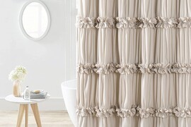 Ruffled Shower CurtainRuffled Shower Curtain