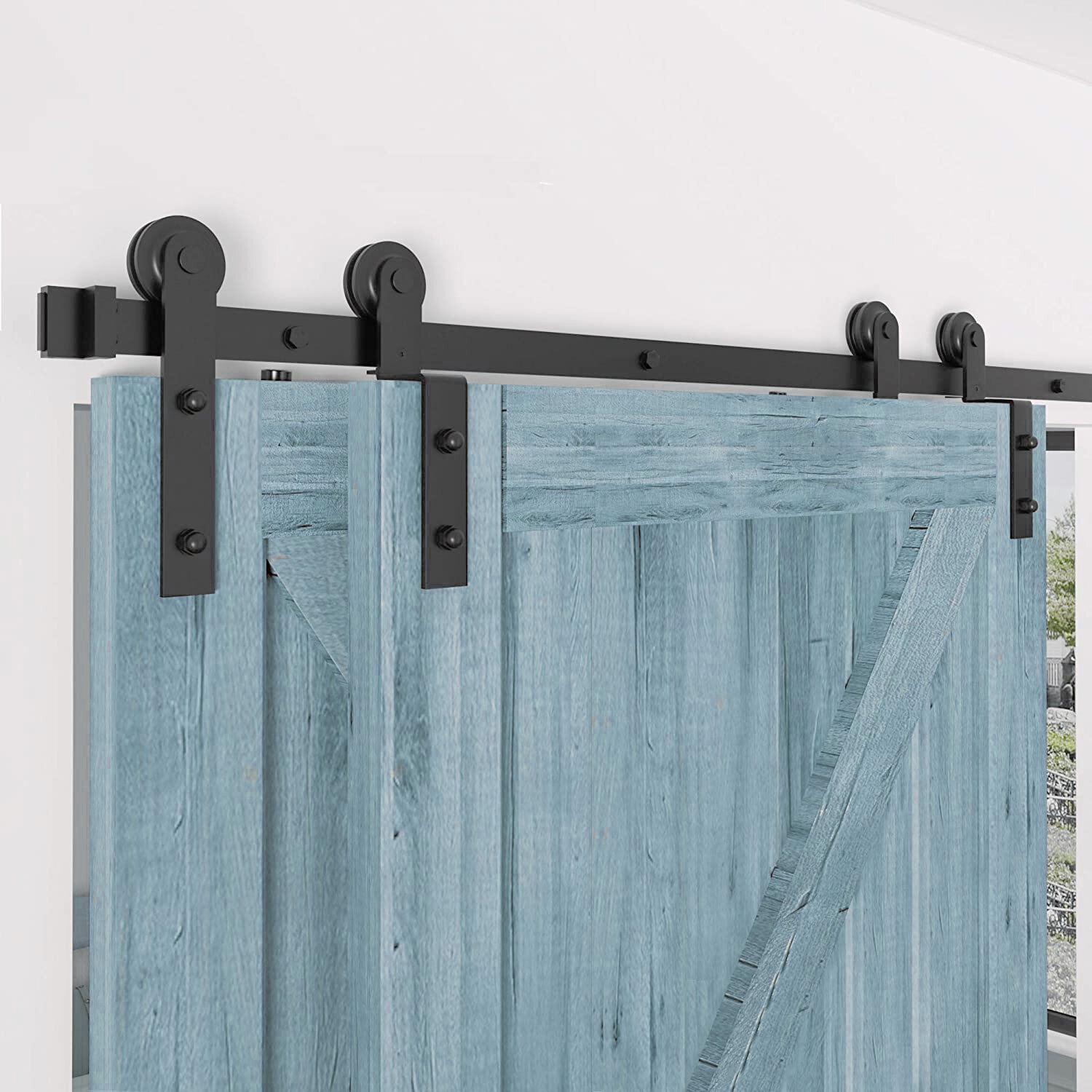 Sliding Standard Single Double Door Barn Door Hardware Kit