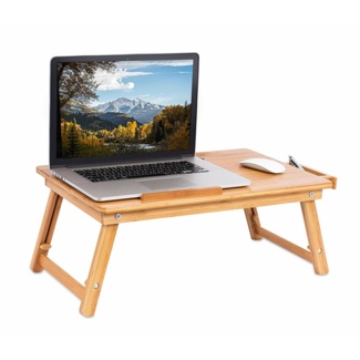Simple Design Portable Folding Bed Computer Table Wooden Laptop Computer  Desk - China Study Table, Office Computer Desk