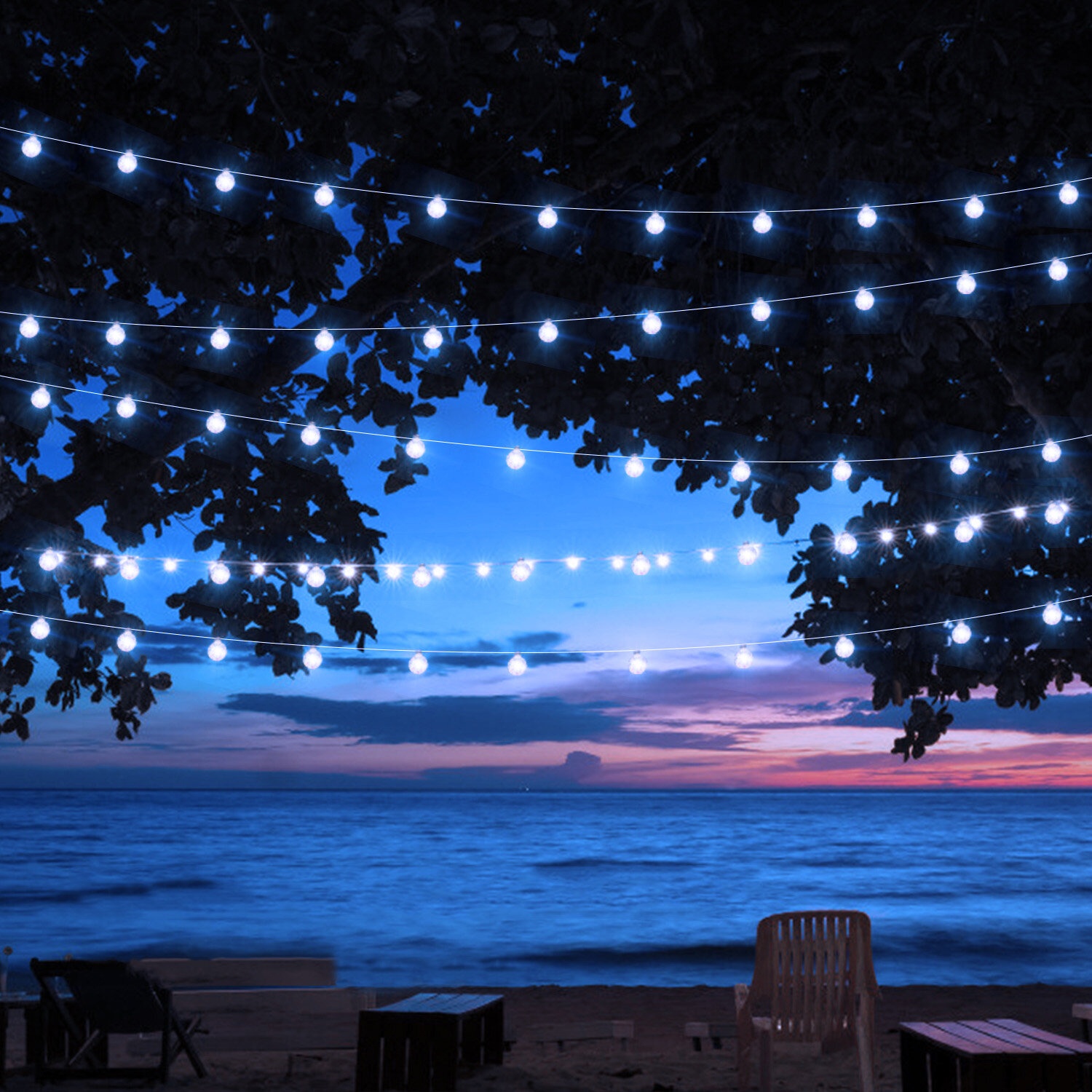 Solar Globe String Lights