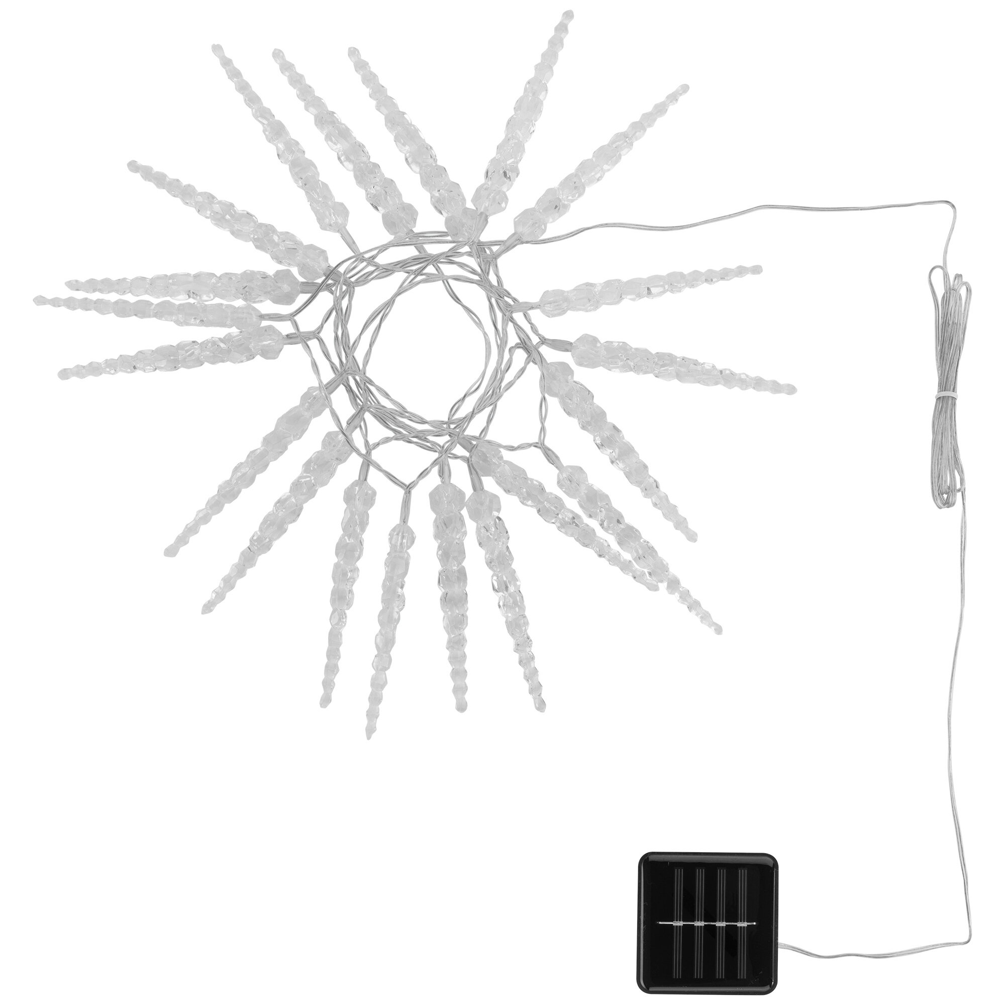 Solar LED Icicle Lights