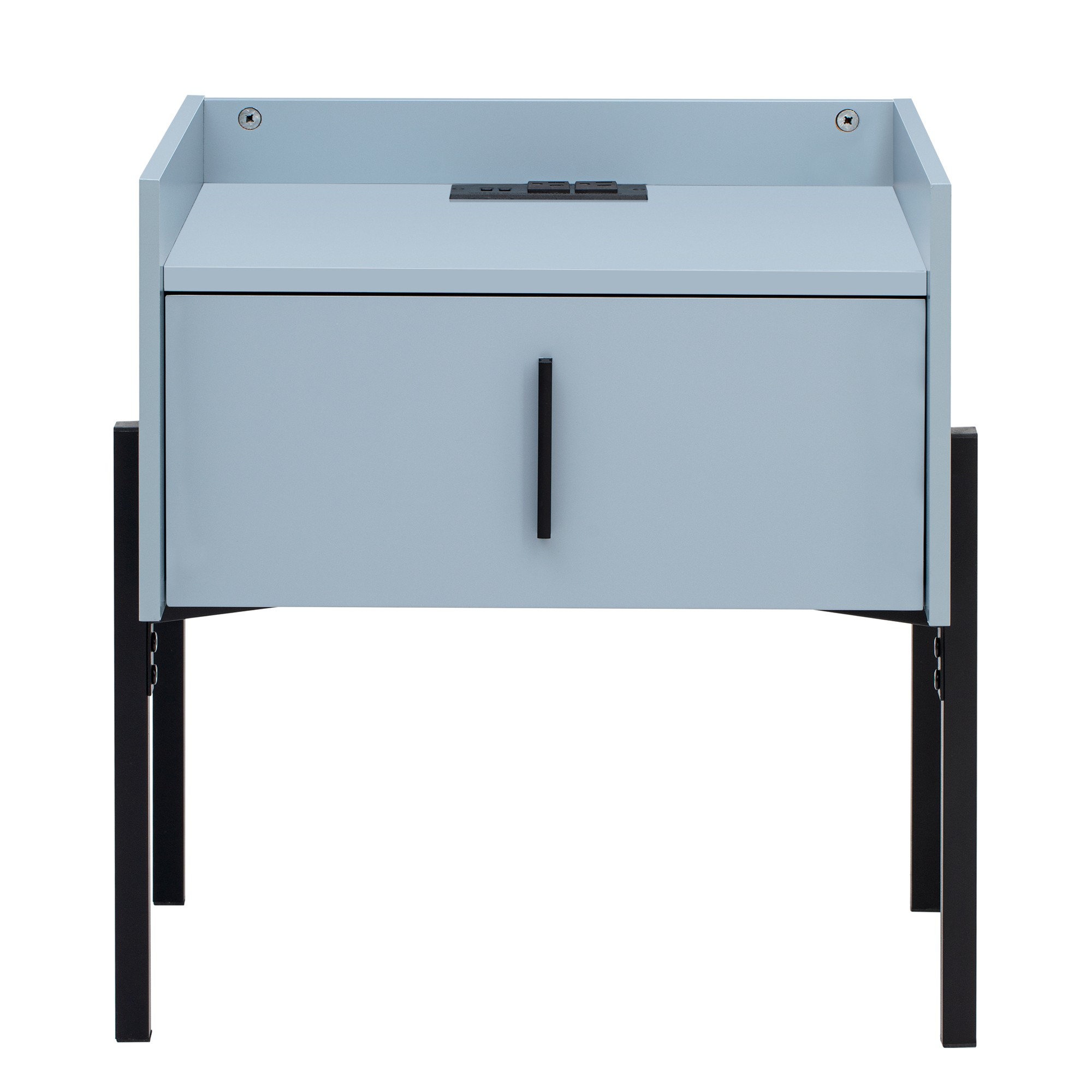 Solid + Manufactured Wood Nightstand