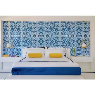 Sophisticated bedroom with neutral color palette