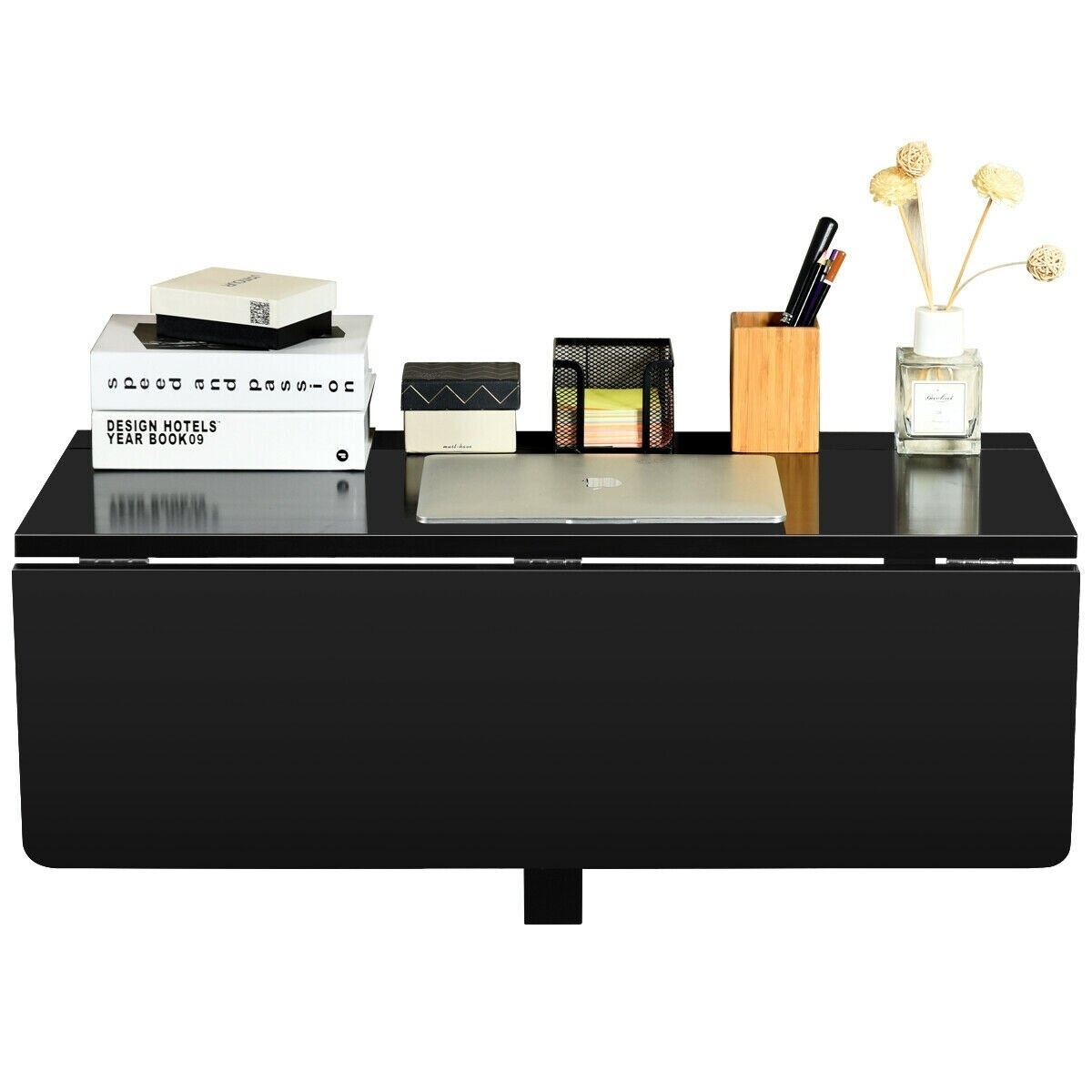 Space Saver Folding Wall-Mounted Drop-Leaf Folating Desk