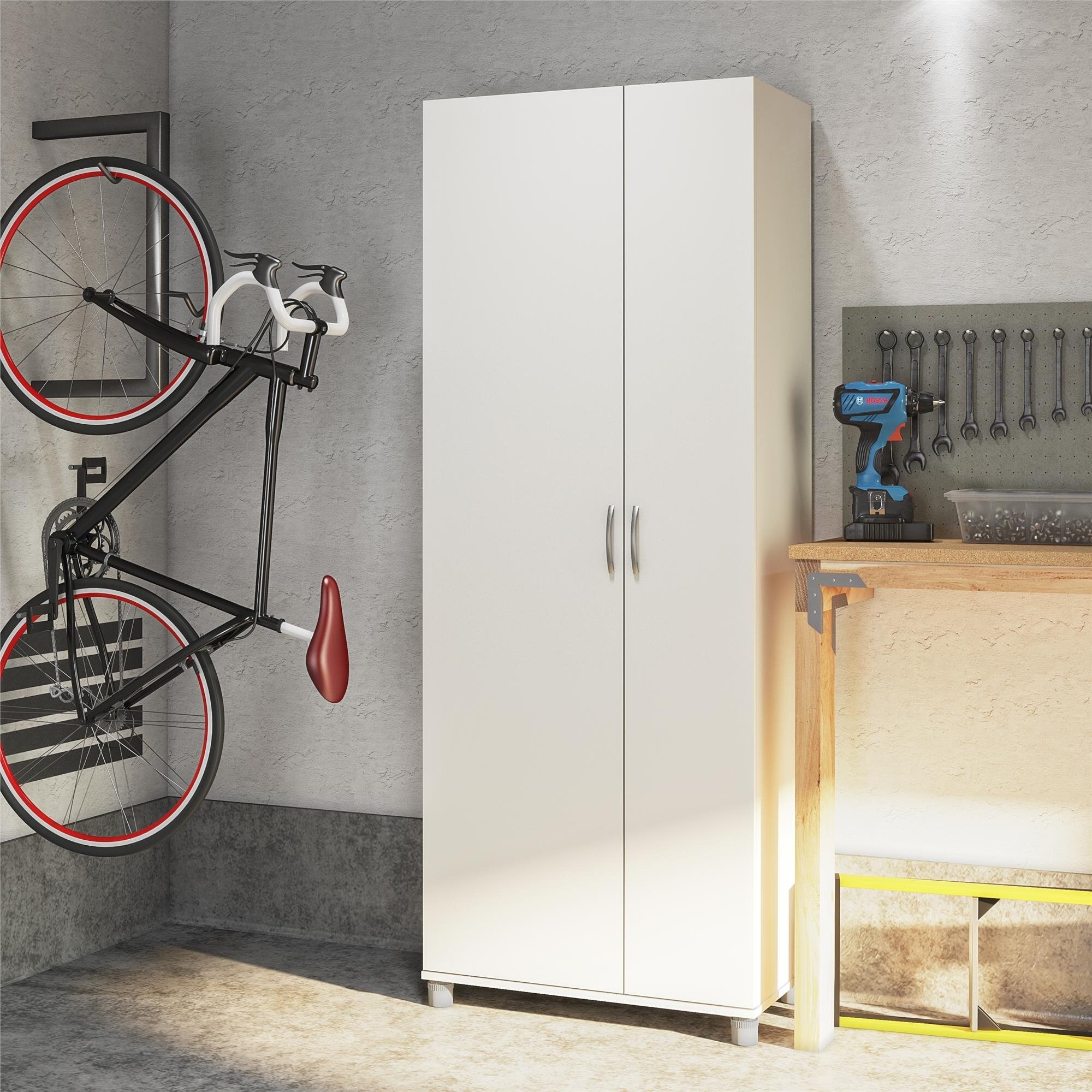 Springboro 74.26" H x 28.62" W x 15.4" D Asymmetrical Cabinet
