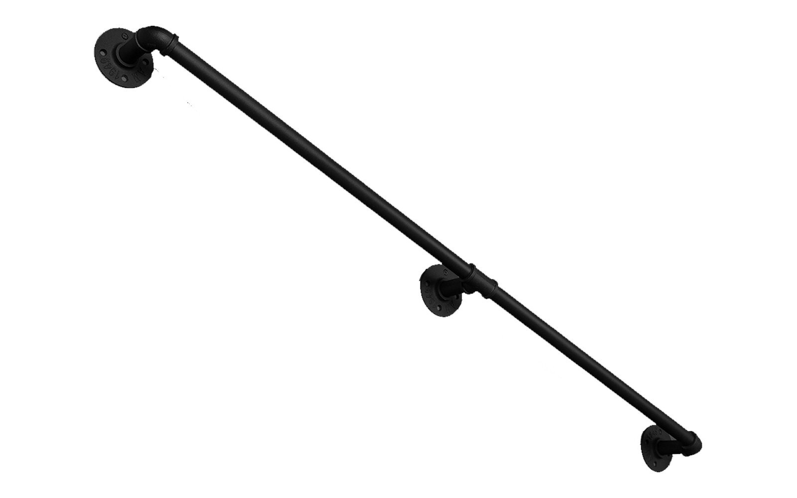 Stair Handrail Industrial Loft Pipe Indoor