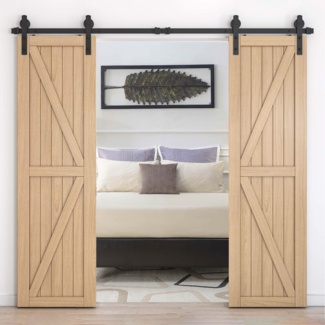 Standard Double Barn Door Hardware Kit