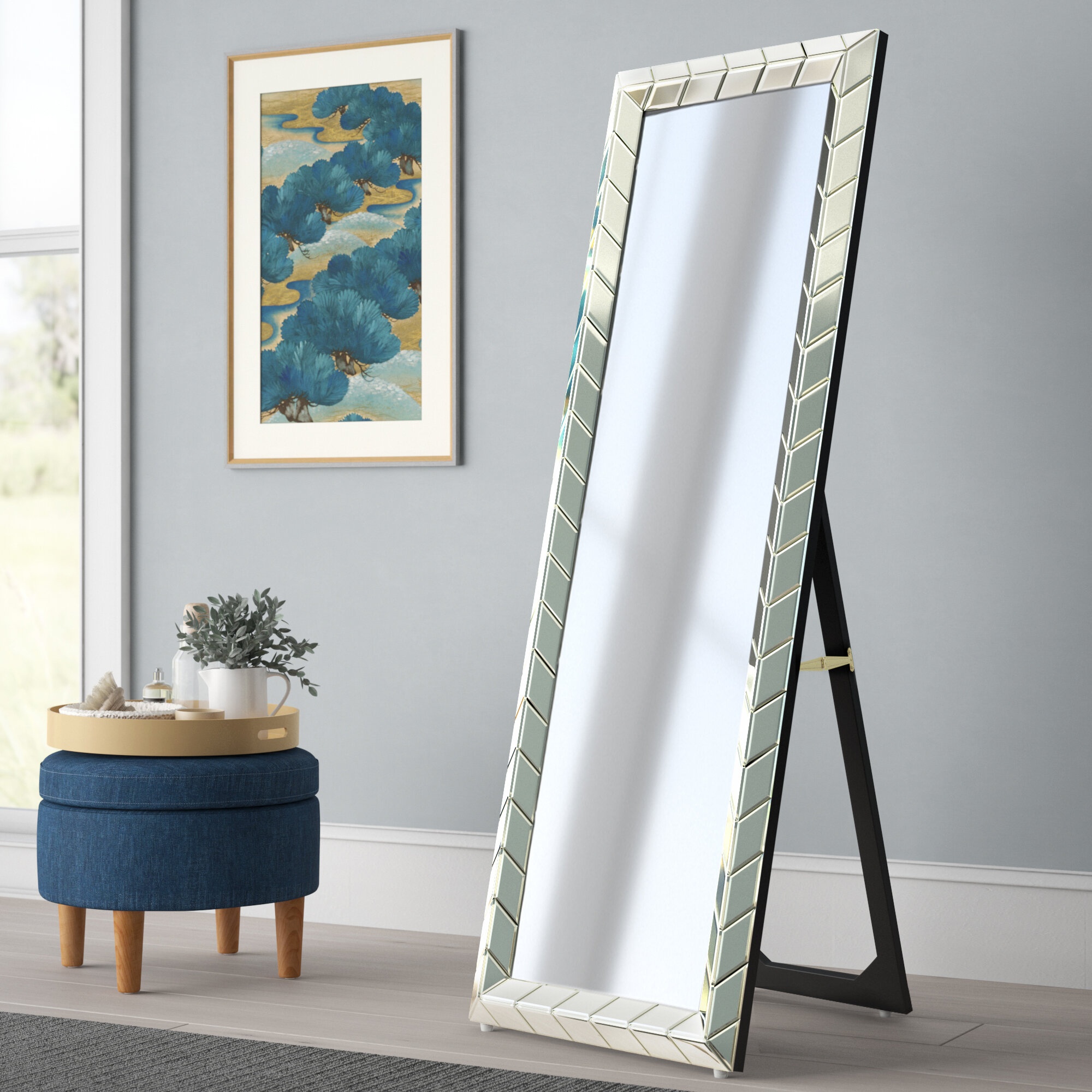 Stillings Rectangle Wood Mirror