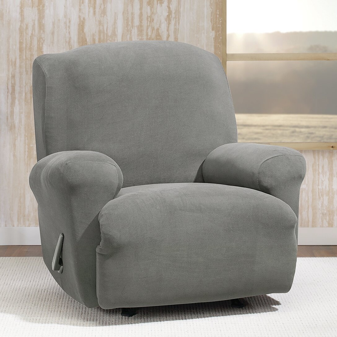 Stretch Morgan T-Cushion Recliner Slipcover