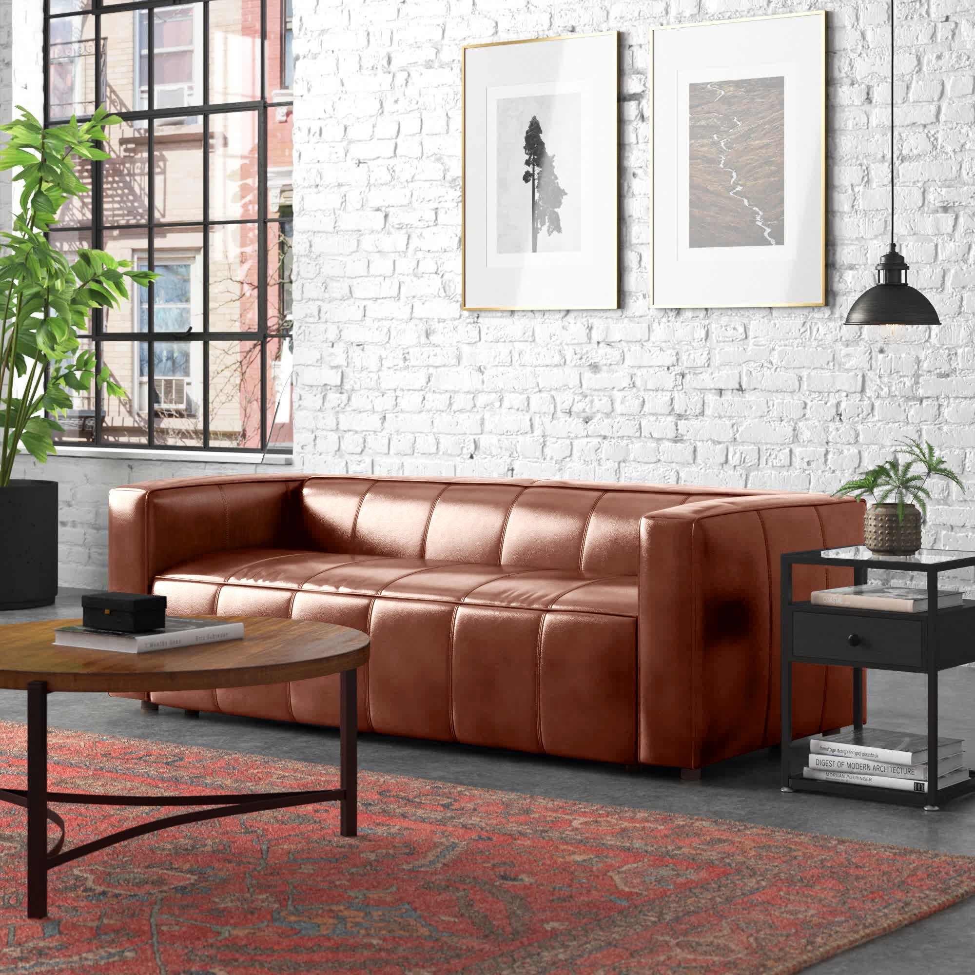 Full Grain Leather Sofa Visualhunt