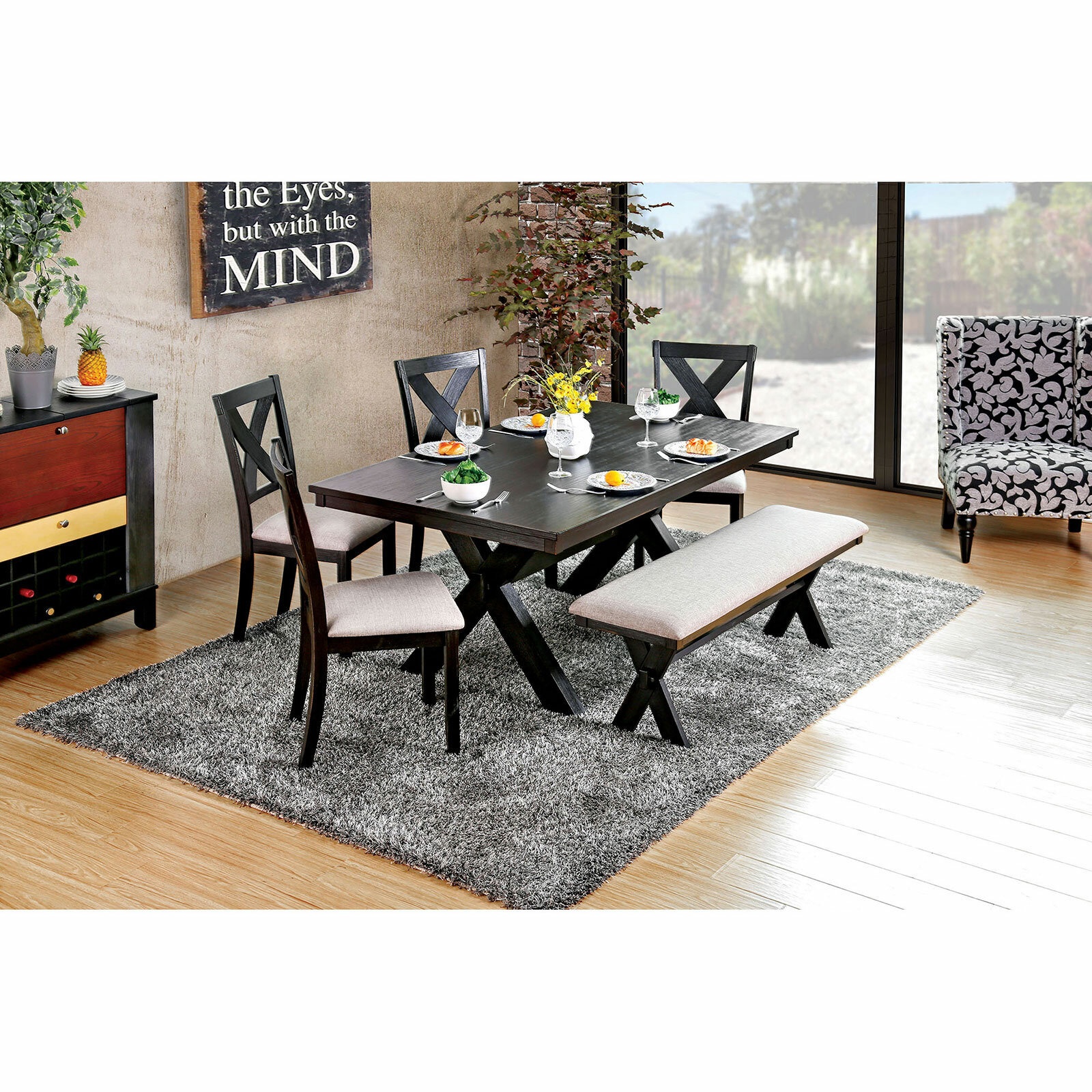 Syd 64'' Trestle Dining Table