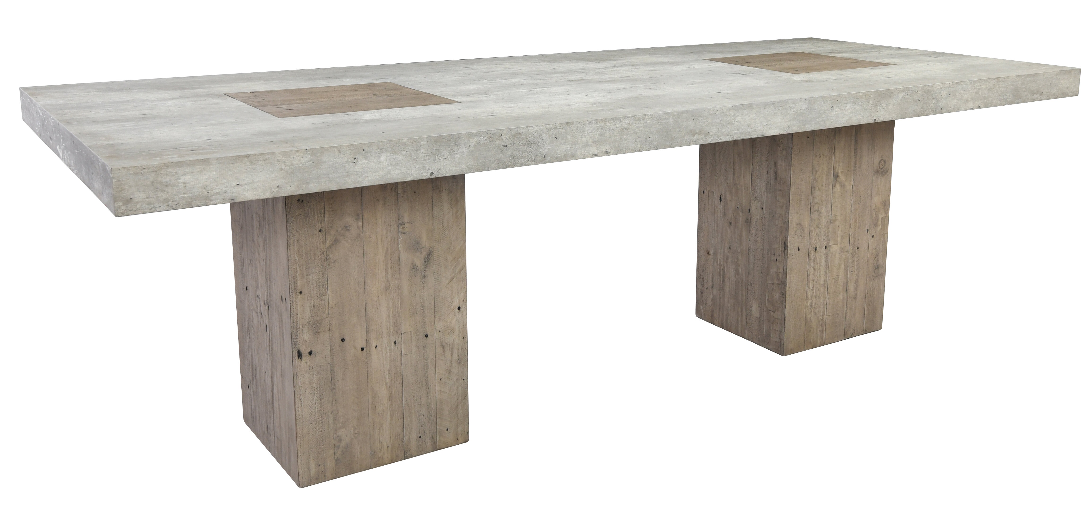 Taia 94'' Doulbe Pedestal Dining Table