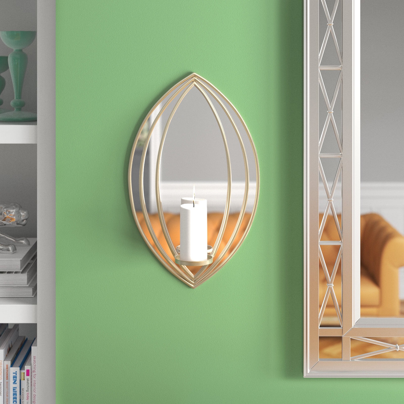 Tall Metal Wall Sconce