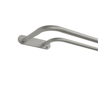 Tariq Adjustable 72" to 120" 1 Single Cutain Rod