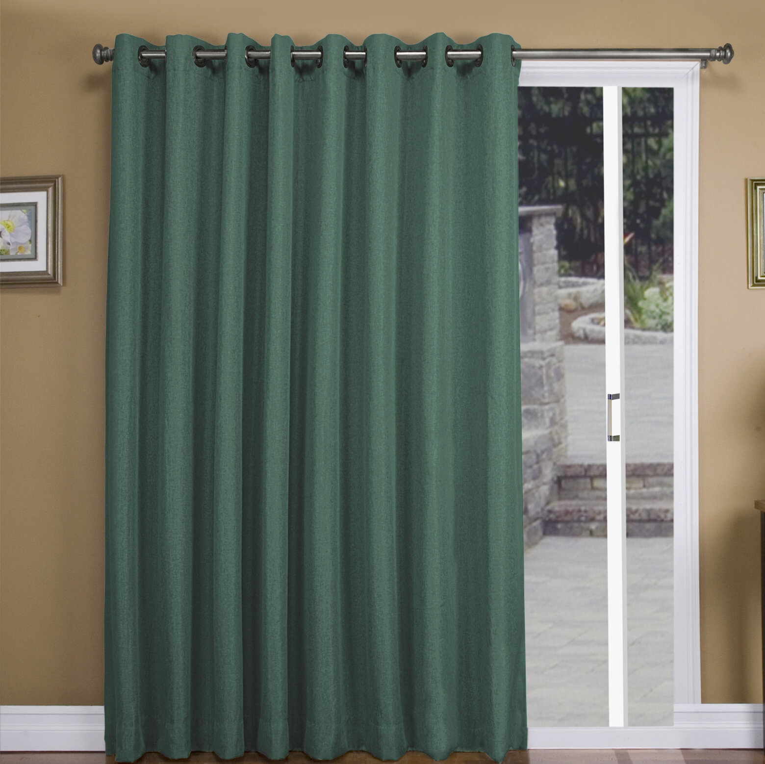 Tickmacrevan Polyester Blackout Curtain Panel