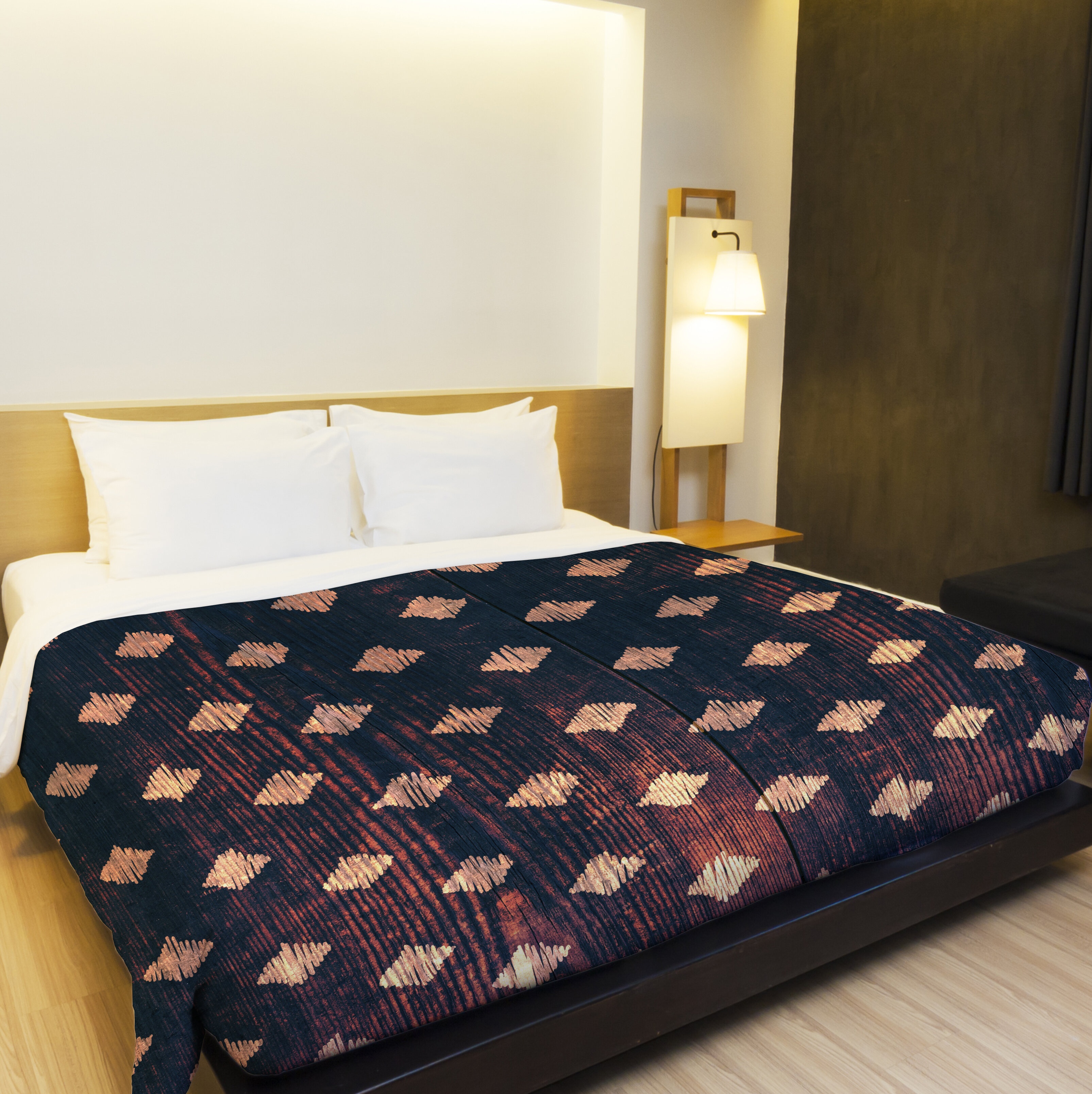 Tiffnay Gray Microfiber Modern & Contemporary Duvet Cover