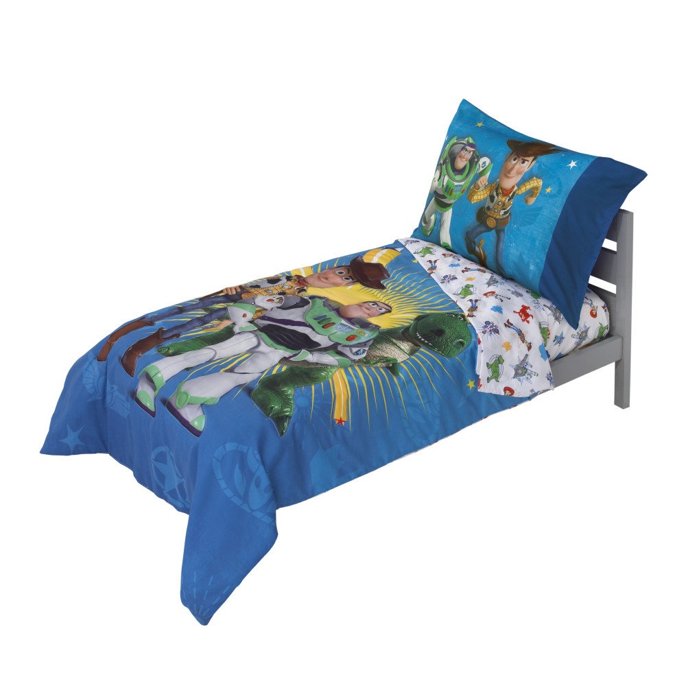 Toys in Action 4 Piece Toddler Bedding Set